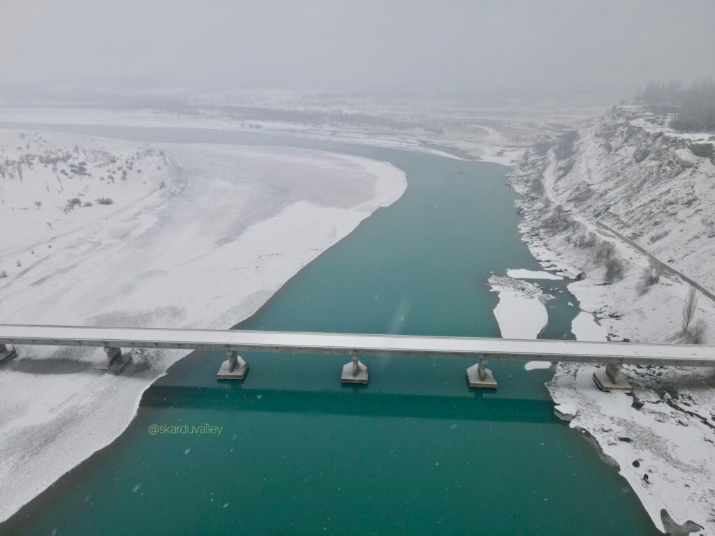 Winter Indus River Skardu