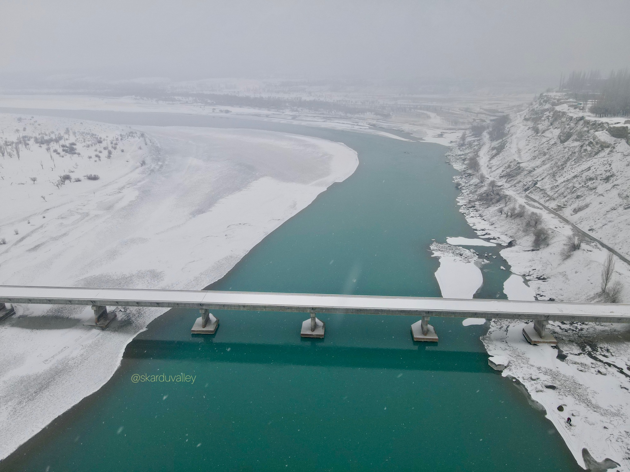 Winter Indus River Skardu